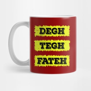 Degh Tegh Fateh - A Sikh slogan Mug